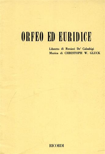 9788875922443-Orfeo ed Euridice. Azione drammatica in 3 atti.