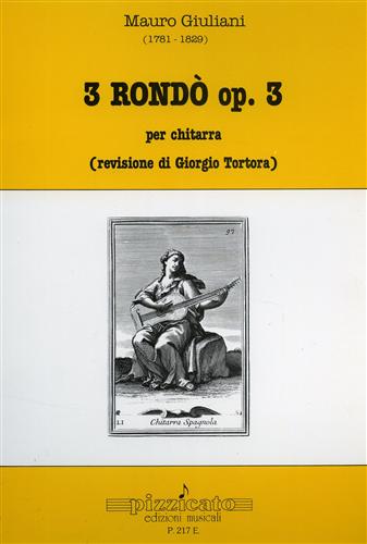 3 Rondò op.3 per chitarra.