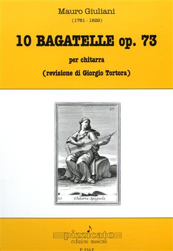9788877362162-10 Bagatelle. Op.73 per chitarra.
