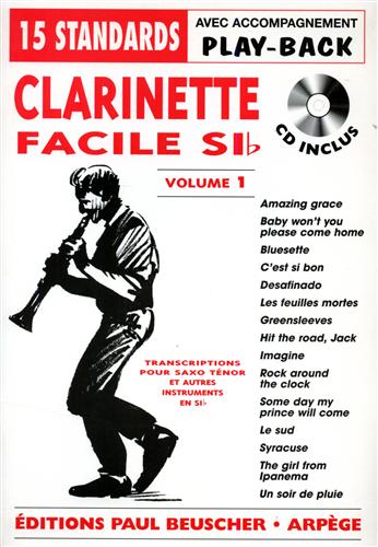 Clarinette facile Si b.  Vol 1.