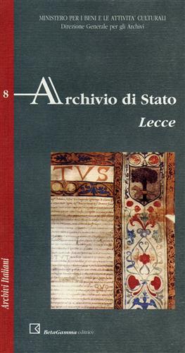 Archivio di Stato. Lecce.