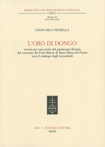 9788822261991-L' oro di Dongo ovvero per una storia del patrimonio librario del convento dei F