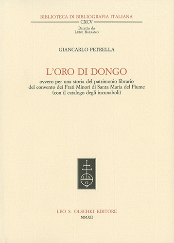 9788822261991-L' oro di Dongo ovvero per una storia del patrimonio librario del convento dei F