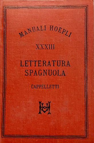 Letteratura spagnuola.