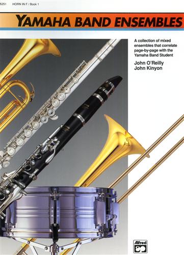 9780739001639-Yamaha Band Ensembles. Book 1: Horn in F.