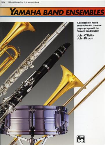 9780739001660-Yamaha Band Ensembles. Book 1: Percussion (S.D., B.D., Acces.).