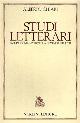 9788840445045-Studi letterari dall'indovinello veronese a Domenico Giuliotti.