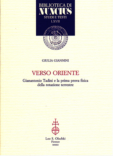 9788822261076-Verso Oriente. Gianantonio Tadini e la prima prova fisica della rotazione terres