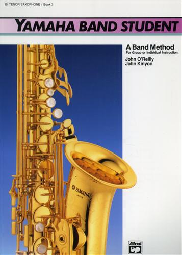 9780739020944-Yamaha Band Student. Book 3: B-Flat Tenor Saxophone.