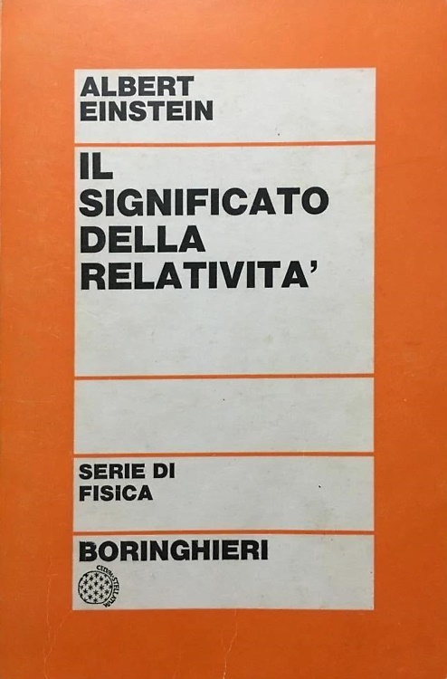 Il significato della relatività.