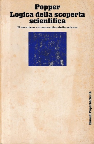 9788806291167-Logica della scoperta scientifica. Il carattere autocorrettivo della scienza.