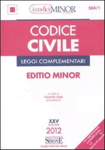9788824432122-Codice civile e leggi complementari. Ediz. minor.