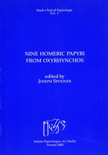 9788887829242-Nine Homeric Papyri from Oxyrhynchos.