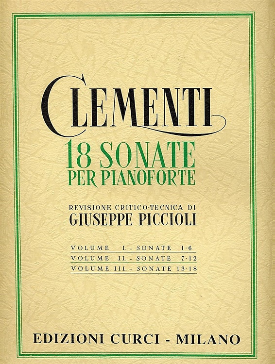 18 Sonate per pianoforte.