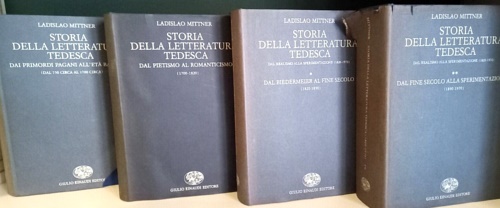 Storia della Letteratura tedesca. Vol.I,tomi I,II:Dai primordi pagani all'Età Ba