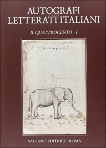 9788884028891-Autografi dei letterati italiani. Il Quattrocento.