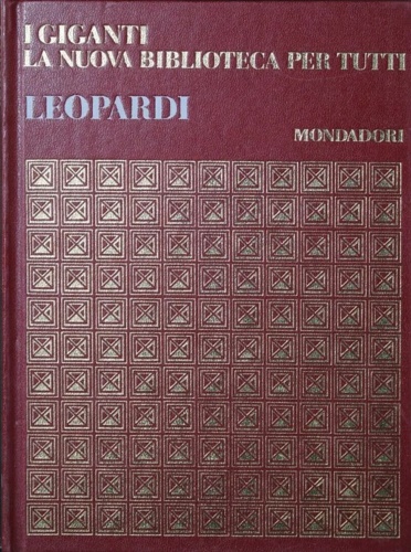 Giacomo Leopardi.