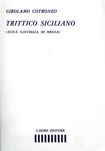 9788879230629-Trittico siciliano. (Scinà,Castiglia,Di Menza).