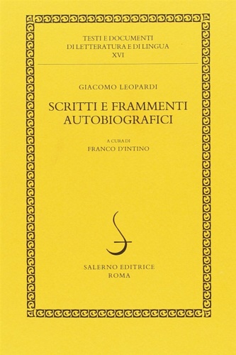 9788884021670-Scritti e frammenti autobiografici.