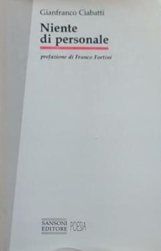 9788838310355-Niente di personale.