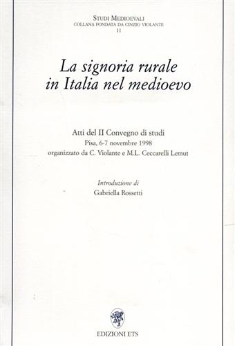9788846705884-La signoria rurale in Italia nel Medioevo.