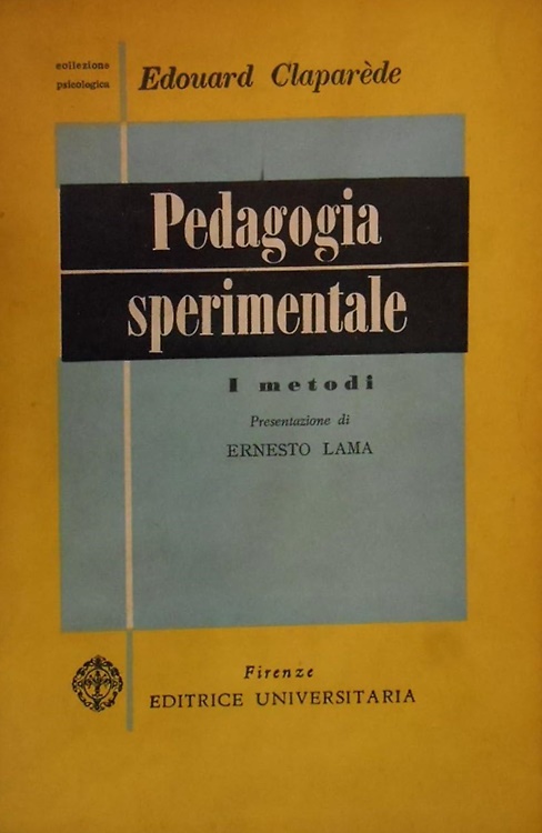 Pedagogia sperimentale. I metodi.