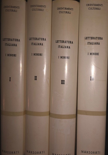 Letteratura Italiana. I Minori.
