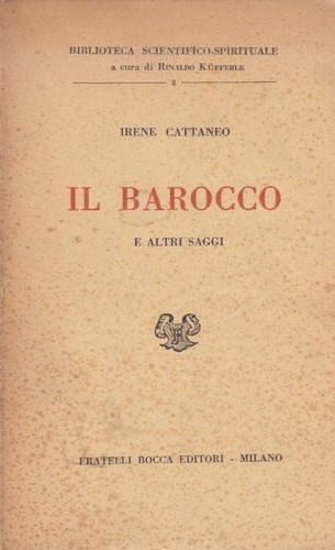 Il Barocco e altri saggi.