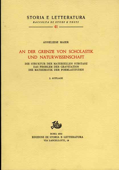 9788884988188-Studien zur Naturphilosophie der Spatscholastik. Band III:An der Grenze von Scho
