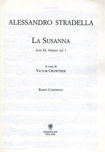 La Susanna. Partitura per basso continuo.