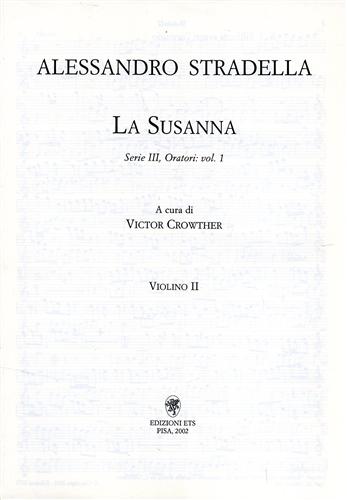 La Susanna. Partitura per violino II.