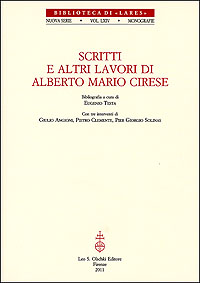 9788822261014-Scritti e altri lavori di Alberto Mario Cirese.