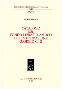 9788822259776-Catalogo del Fondo librario antico della Fondazione Giorgio Cini.