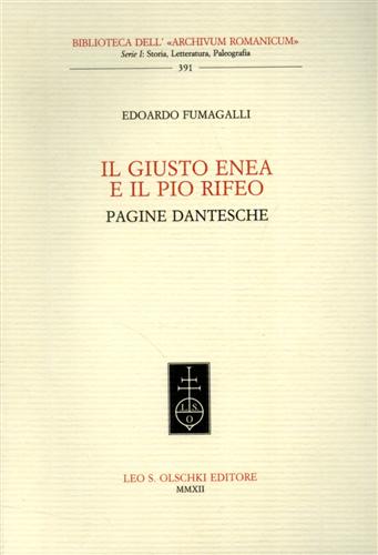 9788822261199-Il giusto Enea e il pio Rifeo. Pagine dantesche.