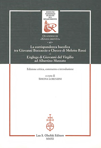 9788822260659-La Corrispondenza bucolica tra Giovanni Boccaccio e Checco di Meletto Rossi. L'e