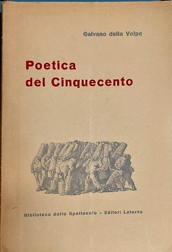 Poetica del Cinquecento.