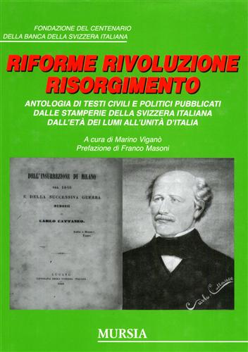 9788842539353-Riforme Rivoluzione Risorgimento. Antologia di testi civili e politici pubblicat