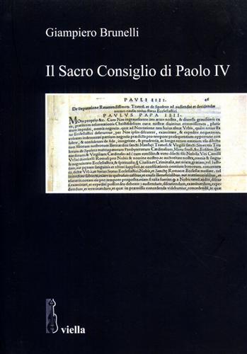 9788883344718-Il Sacro Consiglio di Paolo IV.