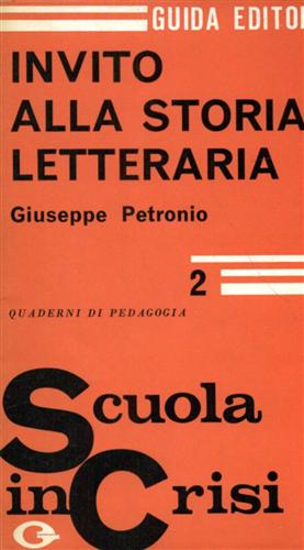 Invito alla storia letteraria.