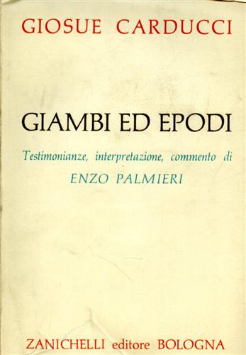 Giambi ed epodi.