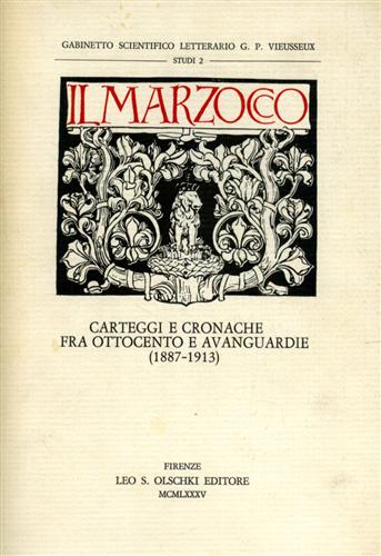 9788822233400-Il Marzocco. Carteggi e cronache fra Ottocento e avanguardie (1887-1913).