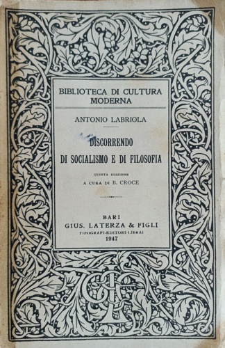 Discorrendo di socialismo e di filosofia.