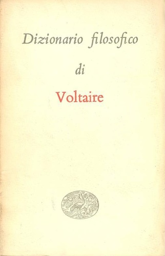 Dizionario filosofico.