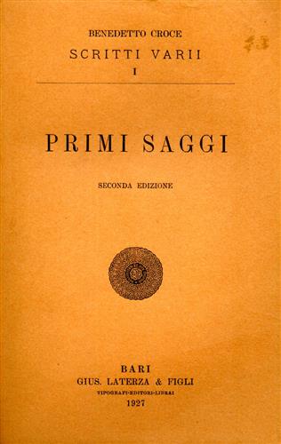 Primi saggi.