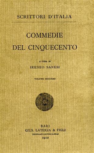 Commedie del Cinquecento.