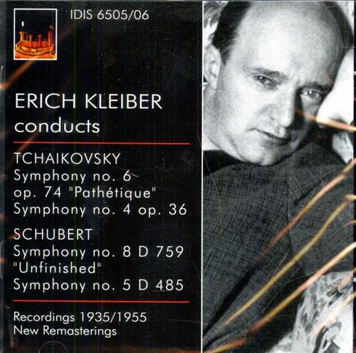 8021945001565-Erich Kleiber conducts Tchaikovsky and Schubert. Live Recordings, 1935/1955.