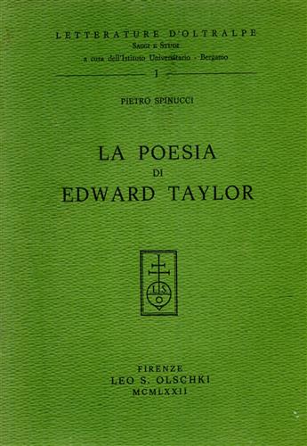 9788822220660-La poesia di Edward Taylor.