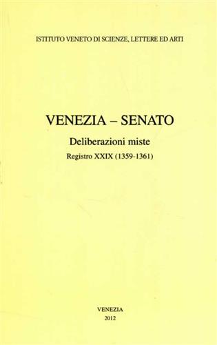 9788895996417-Venezia - Senato. Deliberazioni miste. Registro XXIX (1359-1361).