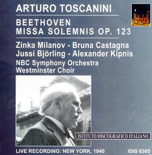 8021945000704-Arturo Toscanini Conducts Beethoven. Missa Solemnis op. 123.