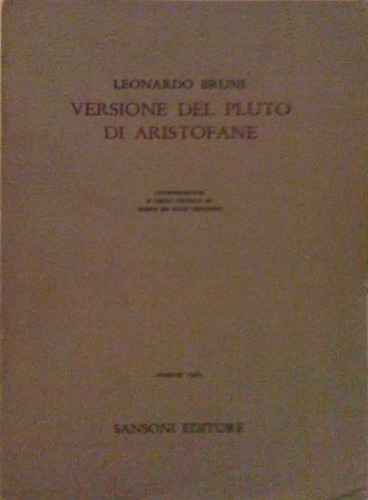 Versione del Pluto di Aristofane.